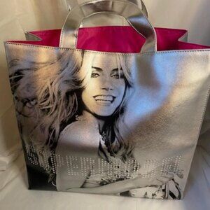 Victoria's Secret Limited Edition Super Model Bag Heidi Klum Silver Tote Bag